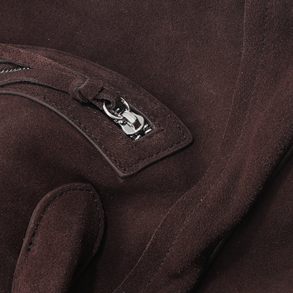 Grand sac cabas femme en daim Élégance Cuir, design spacieux avec poignées solides et finition élégante.