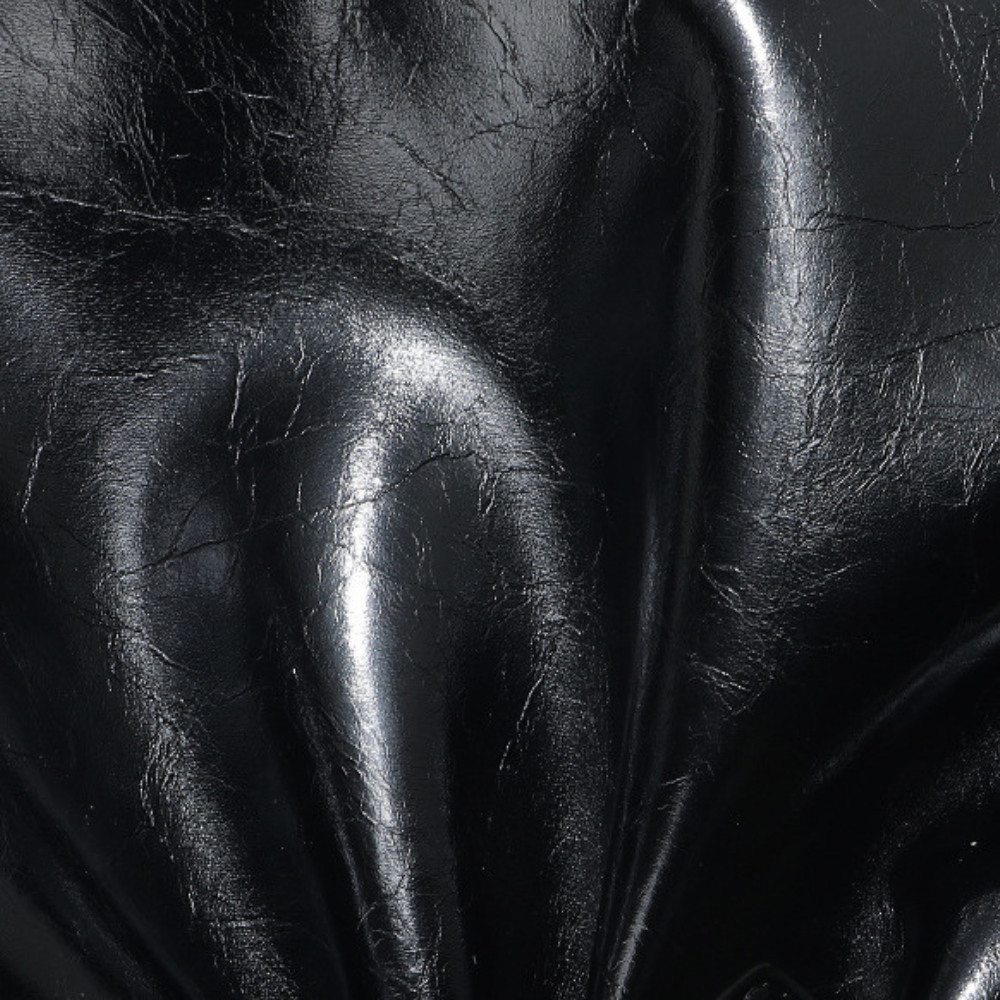 Sac à main pour femme en cuir noir Élégance Cuir, avec poignée et fermeture élégante, visible sur l'image.