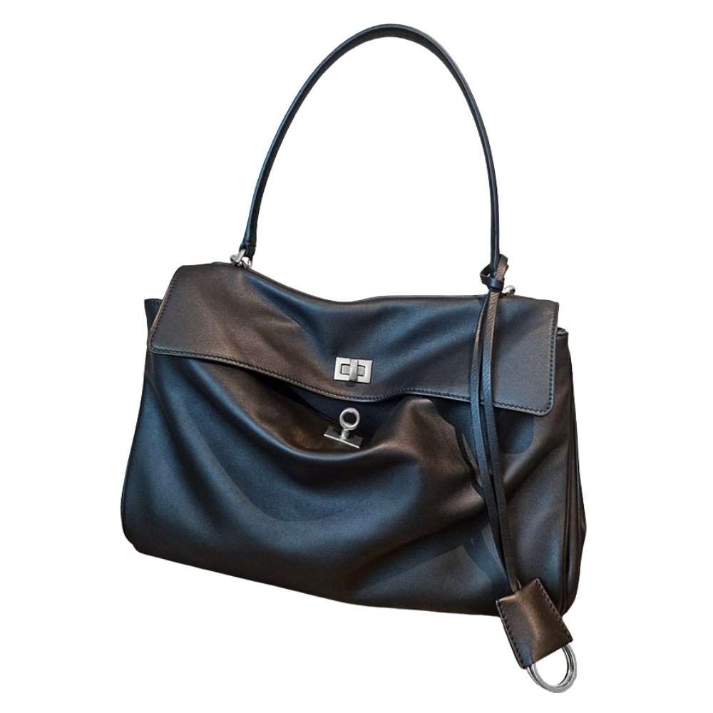 Sac à main cabas pour femme en cuir Élégance Cuir, sac élégant avec poignées et espace de rangement spacieux.