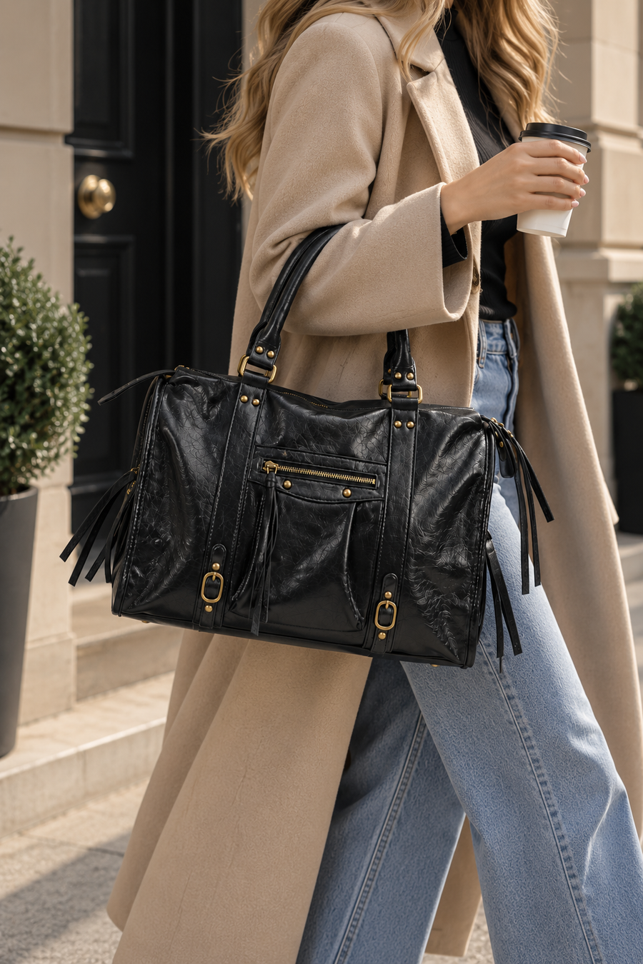 Grand sac de cours étudiant - Anaëlle