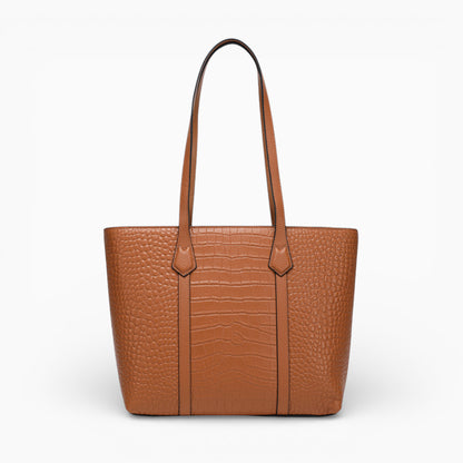 Grand sac cabas en cuir pour femme Élégance Cuir, modèle Versailles, avec un espace de rangement spacieux et élégant.
