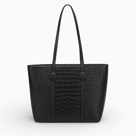 Grand sac cabas en cuir pour femme Élégance Cuir modèle Versailles, avec un espace spacieux et une finition élégante.