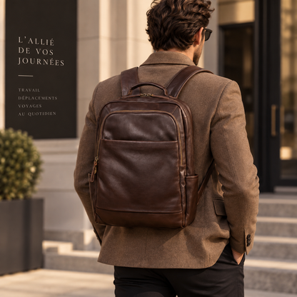 Sac à dos cuir 14 pouces - L’Honneur