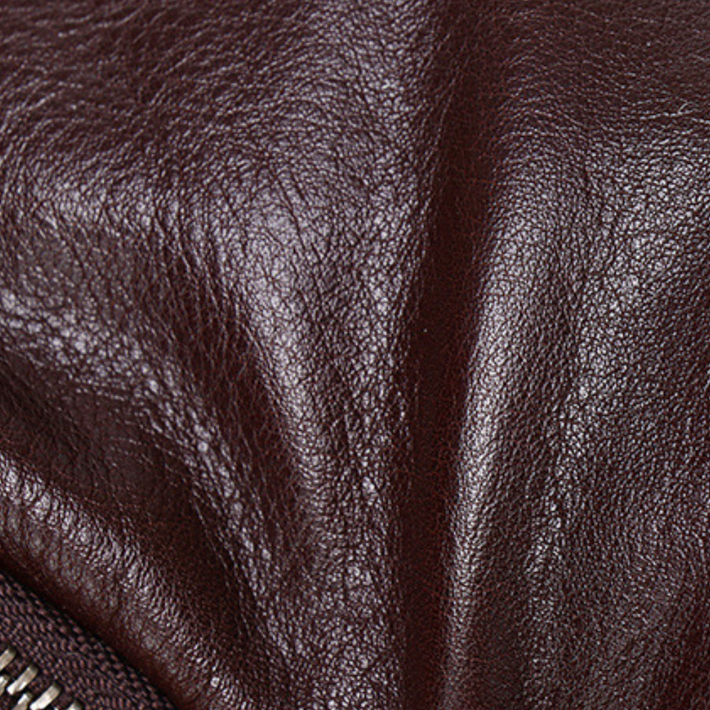 Sac banane en cuir structuré pour femme, modèle Diamant, zoom cuir