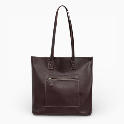 Sac cabas chic en cuir pour femme, modèle Lille d'Élégance Cuir, alliant design élégant et savoir-faire de qualité.