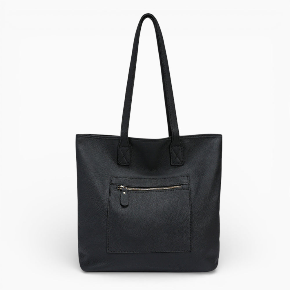 Sac cabas chic en cuir pour femme, modèle Lille d'Élégance Cuir, alliant design élégant et savoir-faire de qualité.