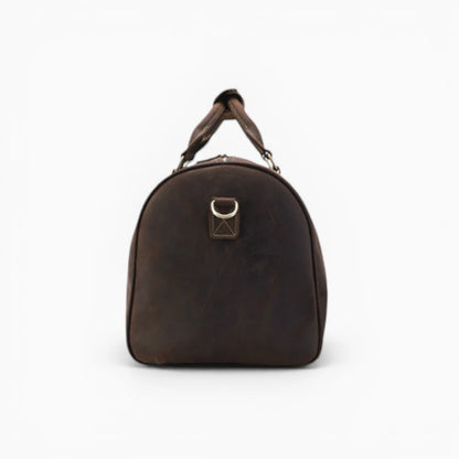 Sac de voyage en cuir pour homme Élégance Cuir, modèle Monaco, vue de profil