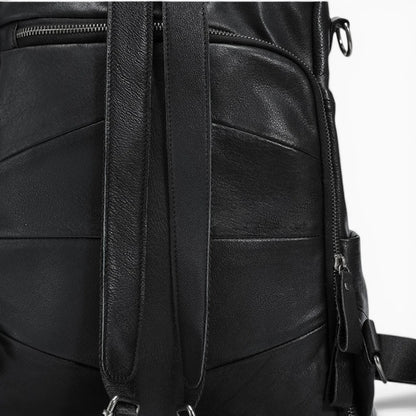 Sac à dos en cuir femme Élégance Cuir modèle Aurore, zoom arrière