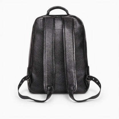Sac à dos moderne en cuir pour homme, Élégance Cuir, vue de dos