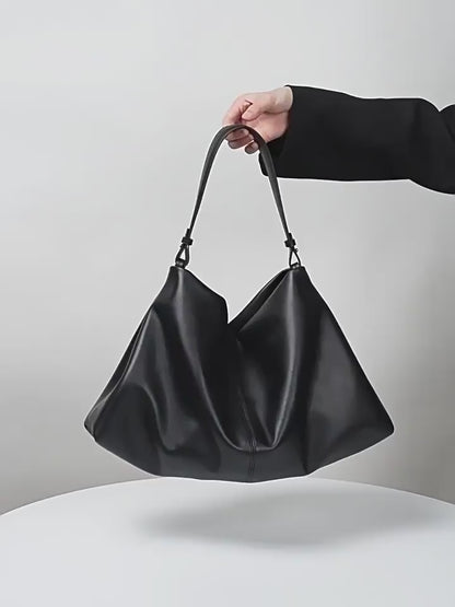 Sac cabs noir cuir OXFORD en mouvement