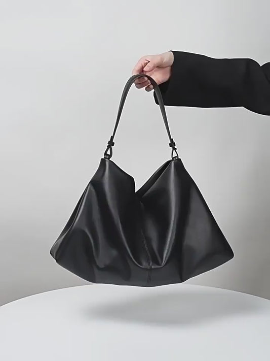 Sac cabs noir cuir OXFORD en mouvement