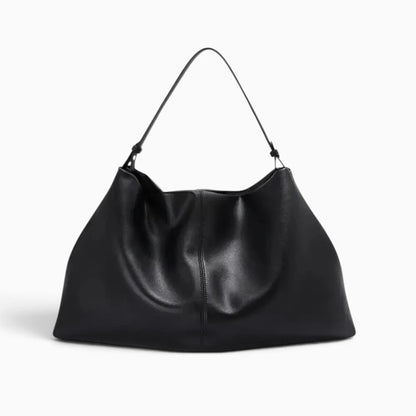Sac cabas souple en cuir véritable OXFORD de Élégance Cuir, avec poignées et design élégant visible en image.