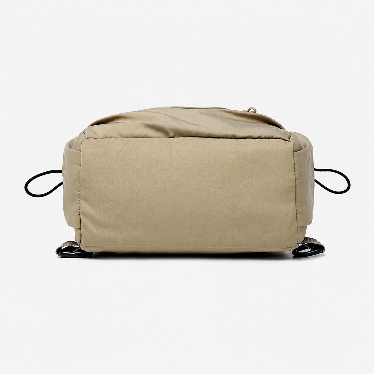 Vue du dessous de la sacoche Escalade beige en tissu Oxford